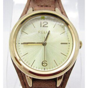 Women Relic Quartz WR Analog 32mm Dial Causal Round Watch (G192) ZR12187